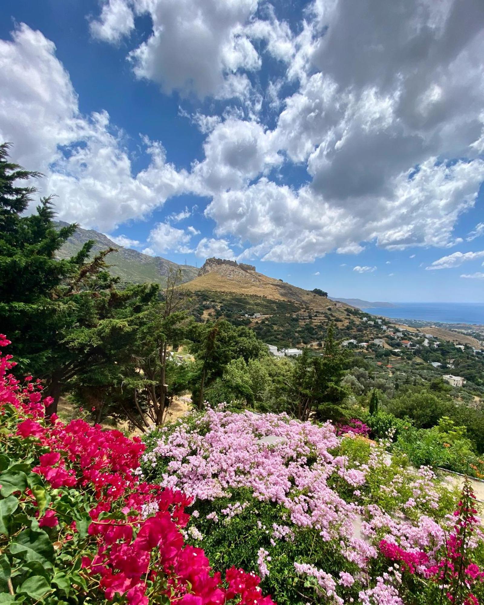 Villa Kasteli - Secret Beauty In The Mountains Каристос Экстерьер фото